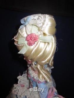 Franklin Mint Marie Antoinette COA'S Original Box Vintage Bisque Porcelain 18