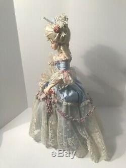 Franklin Mint Marie Antoinette Porcelain Doll Collectible Rare Vintage French