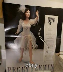 Franklin Mint Peggy Fleming Figure Skating Heirloom Porcelain Doll NRFB