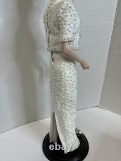 Franklin Mint Princess Diana Porcelain Portrait Doll Lady of Wales 17 in Vintage