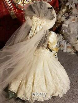 Franklin Mint The Bru Bride 1991 Reproduction Vintage Victorian French Doll