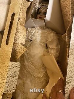 Franklin heirloom porcelain wedding doll set Vintage