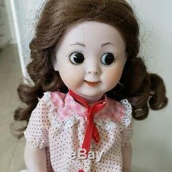 GOOGLY EYE DOLL ARTIST Doll ALL BISQUE Porcelain LE Doll JOINTED Vintage Doll