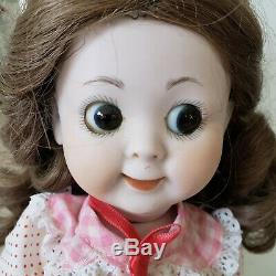 GOOGLY EYE DOLL ARTIST Doll ALL BISQUE Porcelain LE Doll JOINTED Vintage Doll