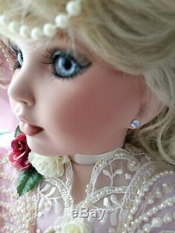 GORGEOUS Rare Vintage Porcelain doll Amanda Artist Rustie SIGNED