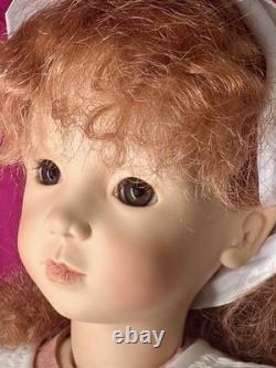 Gaby Rademann Artist Doll German Bisque Linda Human Hair Glass Eyes LE 50 Signed
