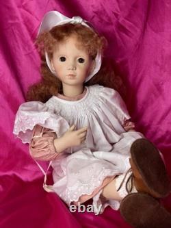 Gaby Rademann Artist Doll German Bisque Linda Human Hair Glass Eyes LE 50 Signed
