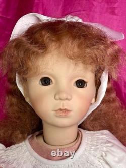 Gaby Rademann Artist Doll German Bisque Linda Human Hair Glass Eyes LE 50 Signed