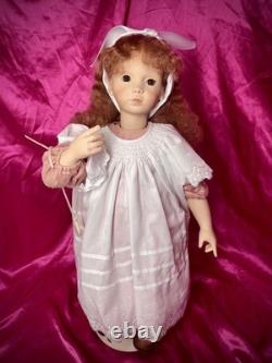 Gaby Rademann Artist Doll German Bisque Linda Human Hair Glass Eyes LE 50 Signed