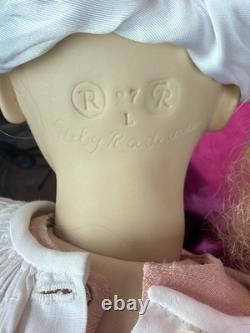 Gaby Rademann Artist Doll German Bisque Linda Human Hair Glass Eyes LE 50 Signed