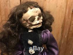 Georgiana Extra Large Skull Headed Reworked Vintage Doll GOTHIC OOAK