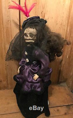 Georgiana Extra Large Skull Headed Reworked Vintage Doll GOTHIC OOAK