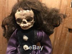 Georgiana Extra Large Skull Headed Reworked Vintage Doll GOTHIC OOAK