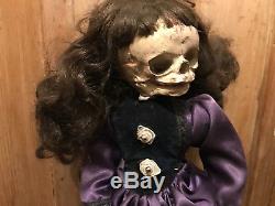 Georgiana Extra Large Skull Headed Reworked Vintage Doll GOTHIC OOAK