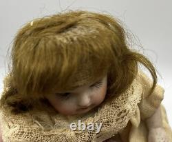 German Antique Porcelain Bisque Doll 3 Ceramic Dolls