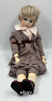 German Made 22 (55 cm) Wooden School Girl Doll Vintage Used Collectible