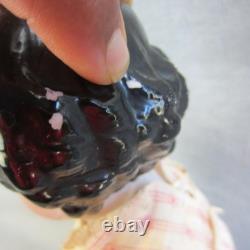 Germany China Head Doll Civil War Era Flat Top PINK TINT Cloth Body TLC Legs 19