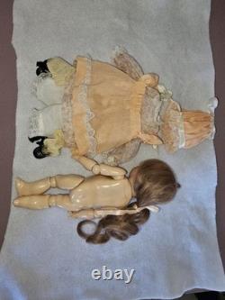 Googly Eyes 16 Vintage Porcelain Doll Reproduction. The Head Was Remodeled