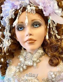 Gorgeous Porcelain Doll-Collectible Limited Ed. Porcelain Dolls By Rusti -New