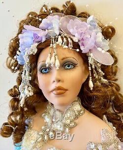 Gorgeous Porcelain Doll-Collectible Limited Ed. Porcelain Dolls By Rusti -New