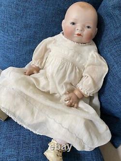Grace S Putnam Porcelain Bye Lo Baby Doll 19 Cloth and Composition Body