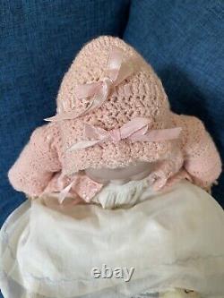 Grace S Putnam Porcelain Bye Lo Baby Doll 19 Cloth and Composition Body