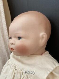 Grace S Putnam Porcelain Bye Lo Baby Doll 19 Cloth and Composition Body