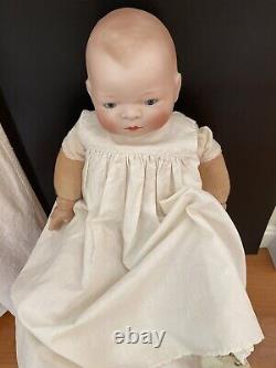 Grace S Putnam Porcelain Bye Lo Baby Doll 19 Cloth and Composition Body