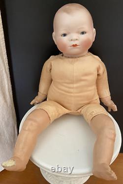 Grace S Putnam Porcelain Bye Lo Baby Doll 19 Cloth and Composition Body