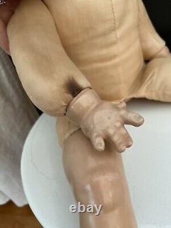 Grace S Putnam Porcelain Bye Lo Baby Doll 19 Cloth and Composition Body