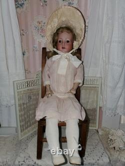 Grand Size Antique 27 German Bisque Revalo Doll by Gebruder Ohlhaver
