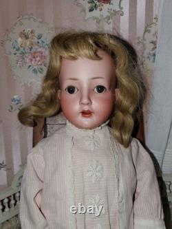 Grand Size Antique 27 German Bisque Revalo Doll by Gebruder Ohlhaver