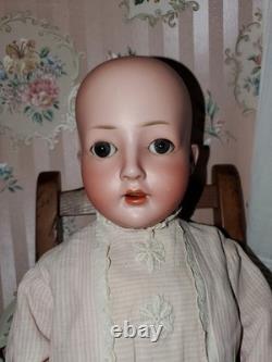 Grand Size Antique 27 German Bisque Revalo Doll by Gebruder Ohlhaver