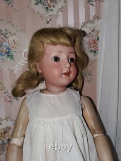 Grand Size Antique 27 German Bisque Revalo Doll by Gebruder Ohlhaver