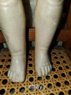 Grand Size Antique 27 German Bisque Revalo Doll by Gebruder Ohlhaver