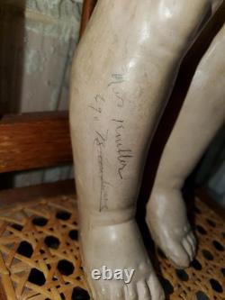 Grand Size Antique 27 German Bisque Revalo Doll by Gebruder Ohlhaver