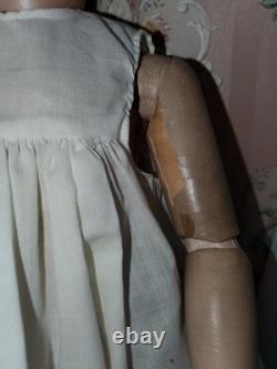 Grand Size Antique 27 German Bisque Revalo Doll by Gebruder Ohlhaver
