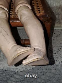 Grand Size Antique 27 German Bisque Revalo Doll by Gebruder Ohlhaver