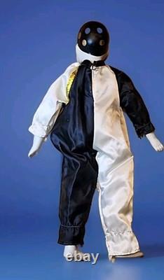 HTF Vintage Pierrot Porcelain Clown/Mime Doll 17