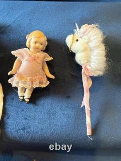 HUGE Antique Vintage Dollhouse Dolls Babies Cribs Porcelain Madam Alexander