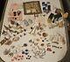 Huge Vintage Lot Of Miniature Doll House Accessories 175+ Pieces