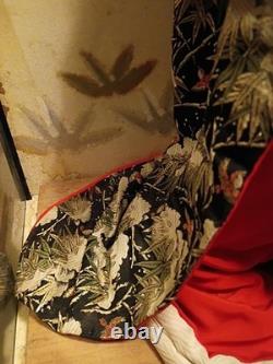 Handmade Japanese Geisha Porcelain Doll In Display Box Vintage Asian Art