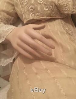 Handmade OOAK lady grace bru life size Victorian antique dress clothes doll