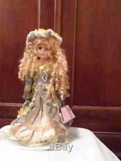 Haunted Beautiful Porcelain Doll Annabelle with Vintage Silver Magick Box