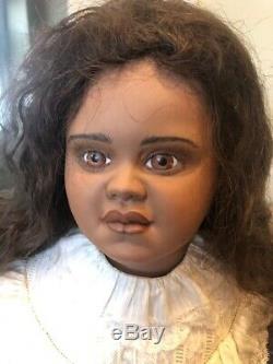 Haunted Vintage Handmade Porcelain Doll 28 inches Ethnic