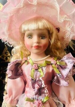 Haunted Vintage Porcelain Doll Attached is an Enochian Angel