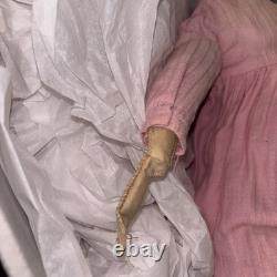 Helen Antique 25 Hertwig Pet Name Blonde China Head Doll Commercial Body 1900