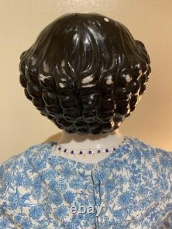 High Quality 25 German China Head Doll Desirable MOLDED NECKLACE Hand-Pressed