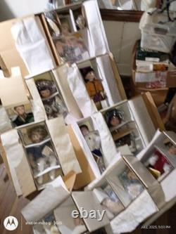 High-end Porcelain Dolls With Accessories and a 1930s tailbell game for children