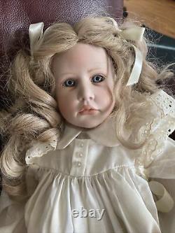 Hildegard Gunzel Doll with Blonde Hair, Blue Eyes-26 Tall Porcelain Heidi